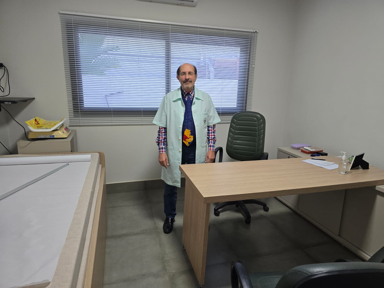 Consultório pediátrico do Dr. Mario Becker em Nova Campinas